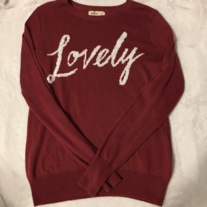“Lovely” sweater 🌎